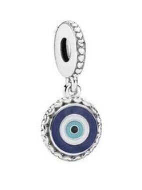 Pandora Blue Evil Eye Dangle Charm,Nazar